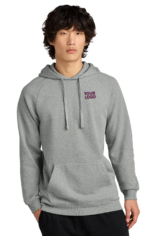 District Cloud Fleece Custom Hoodies, Heathered Steel