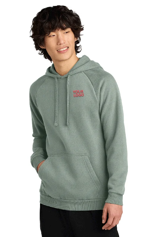 District Cloud Fleece Custom Hoodies, Slate Green