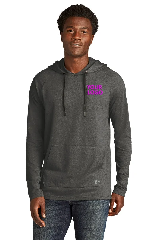 New Era Tri-Blend Custom Hoodies, Graphite