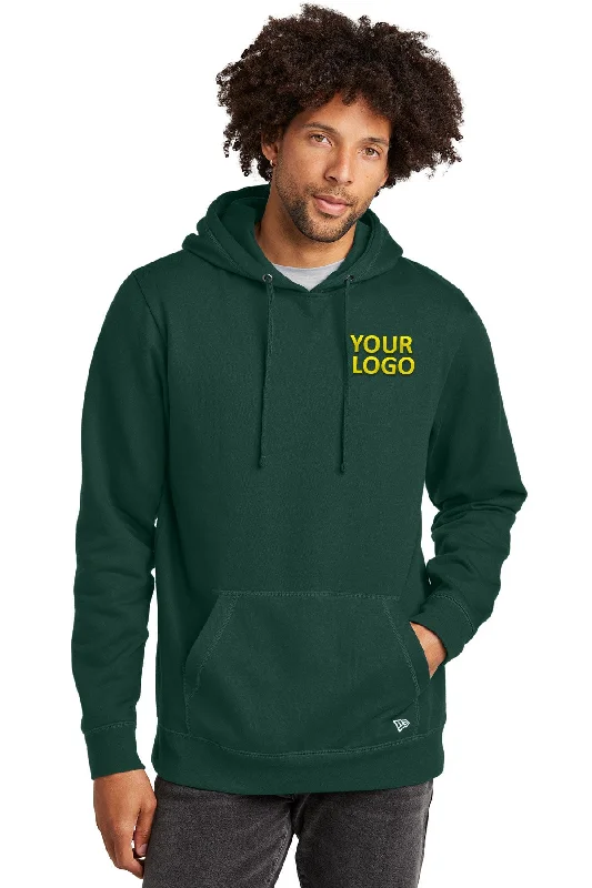 New Era Comeback Fleece Customized Hoodies, Dark Green