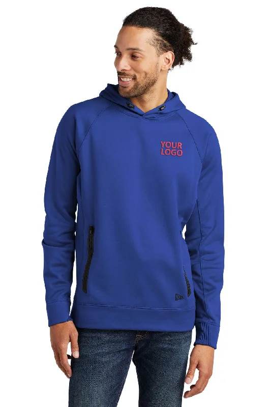 New Era Venue Fleece Custom Hoodies, Royal