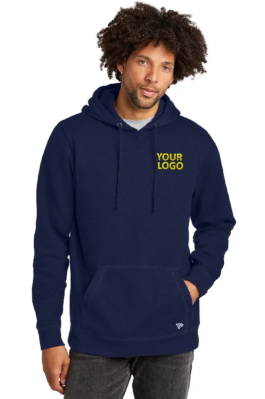 New Era Comeback Fleece Customized Hoodies, True Navy