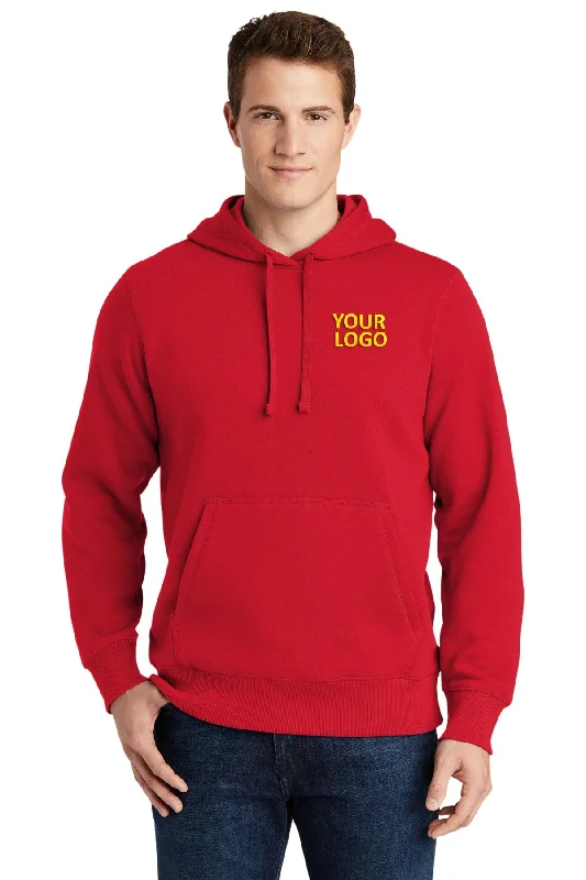 Sport-Tek Pullover Custom Hooded Sweatshirts, True Red