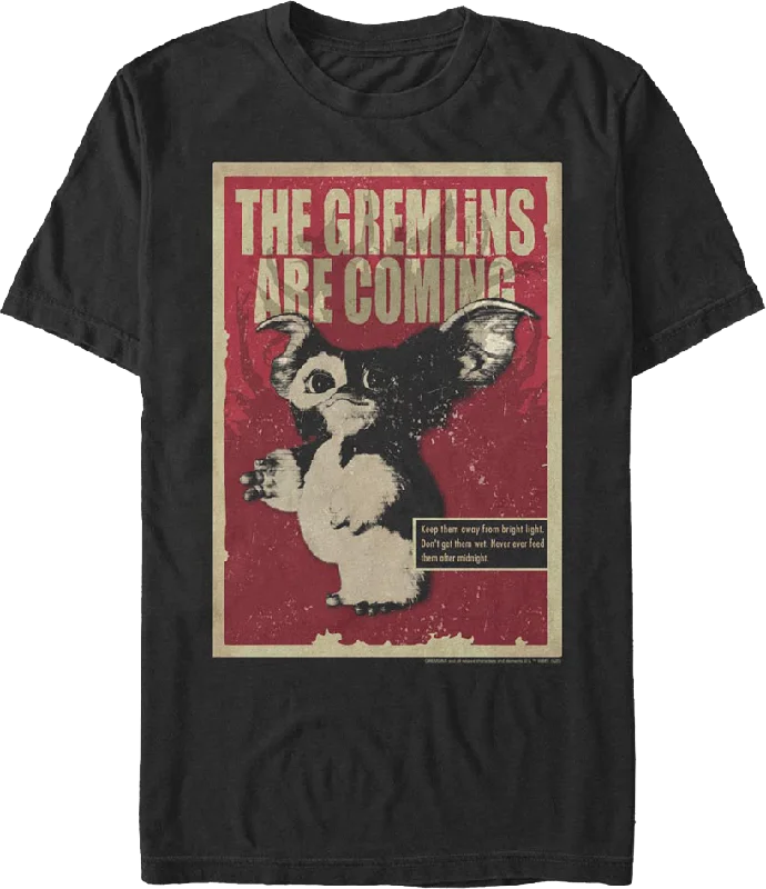 Gizmo Poster Gremlins T-Shirt