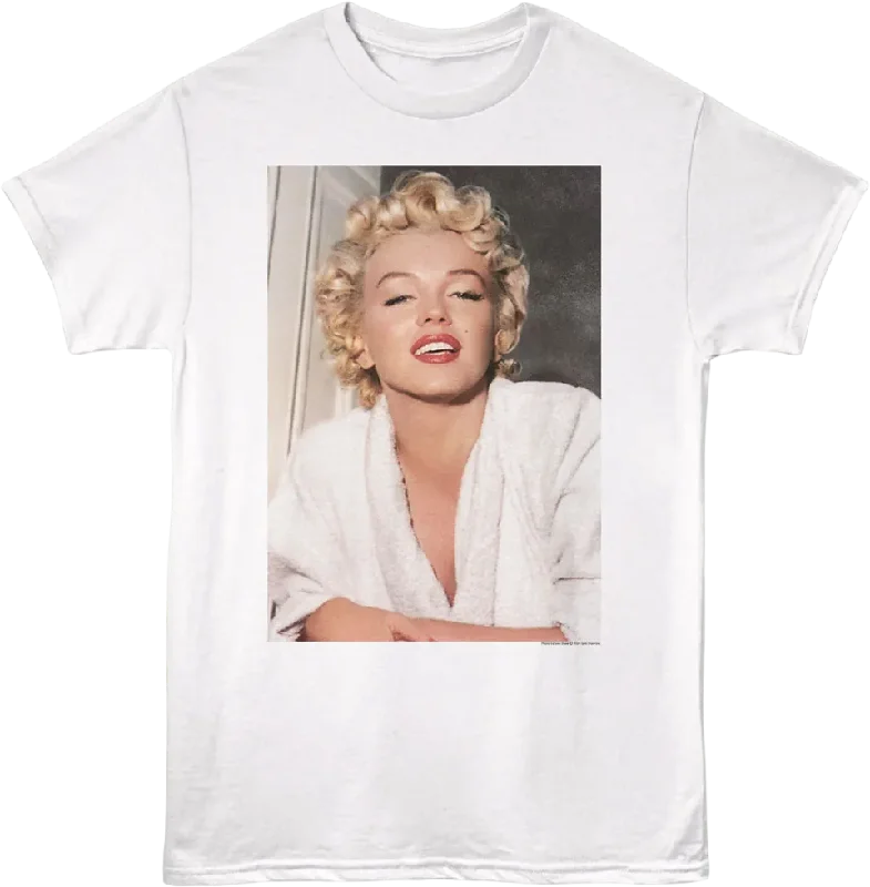 Bathrobe Photo Marilyn Monroe T-Shirt