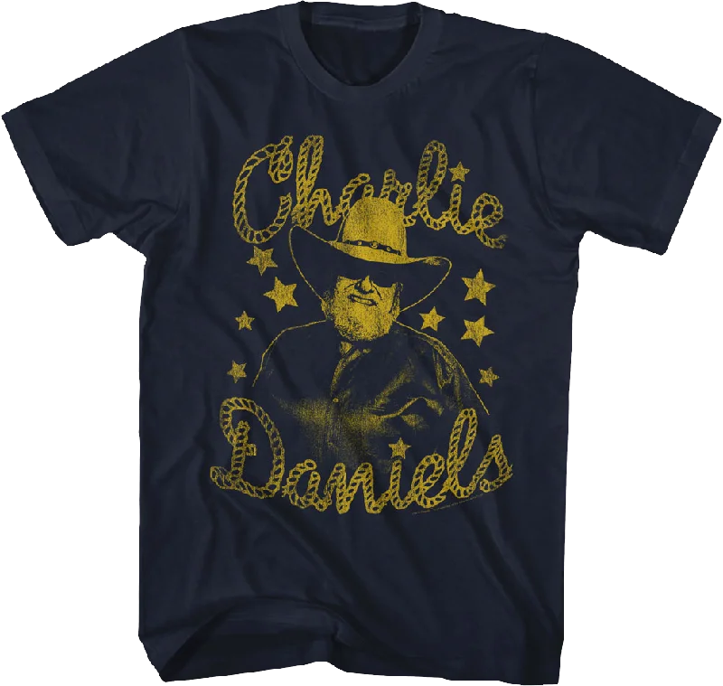 Distressed Stars Charlie Daniels T-Shirt