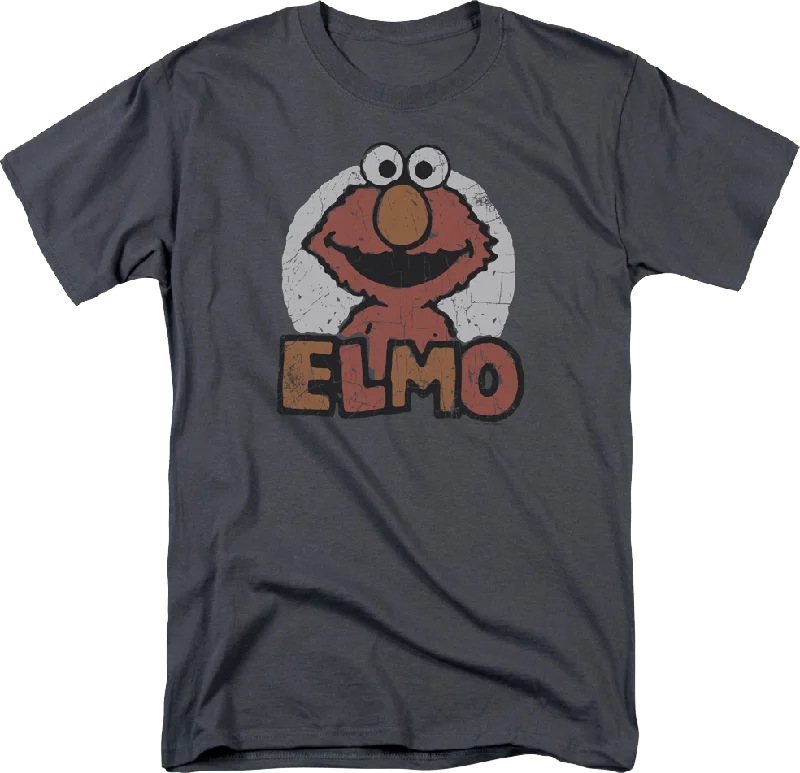 Elmo Illustration Sesame Street T-Shirt