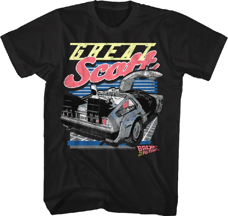 Great Scott DeLorean Back To The Future T-Shirt