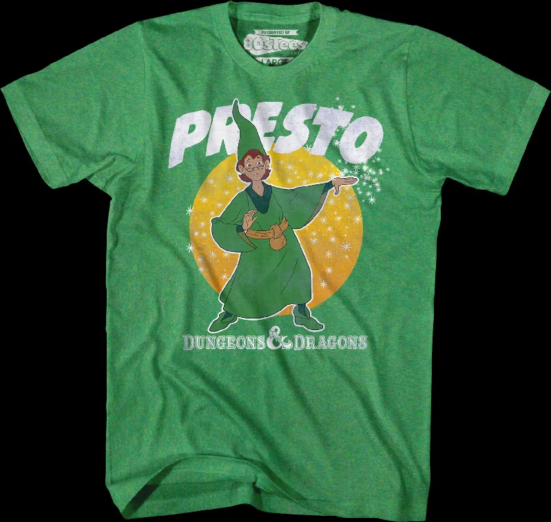 Green Presto the Magician Dungeons & Dragons T-Shirt