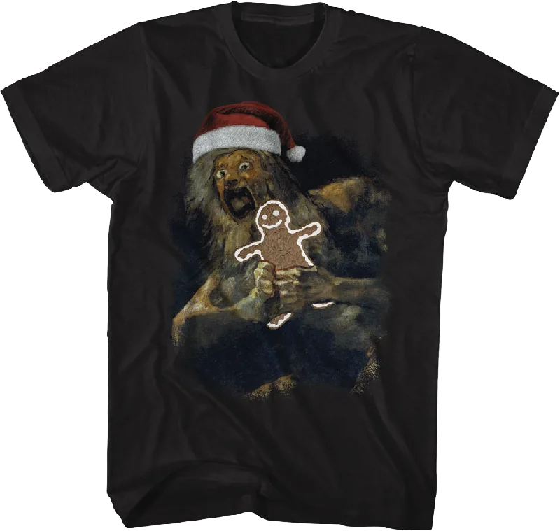 Saturn Devouring His Gingerbread Man Art Gallery T-Shirt