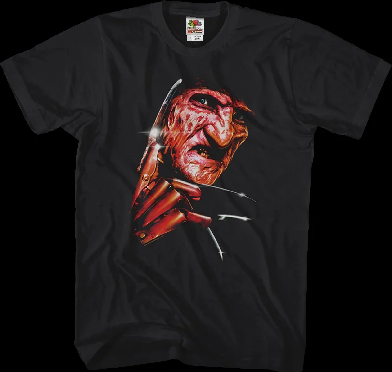 Freddy Close-Up Nightmare On Elm Street T-Shirt