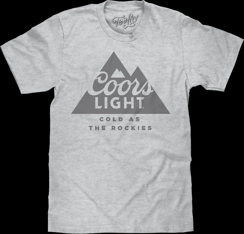 Vintage Cold As The Rockies Coors Light T-Shirt