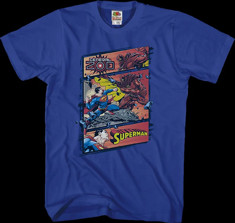 Superman vs General Zod DC Comics T-Shirt