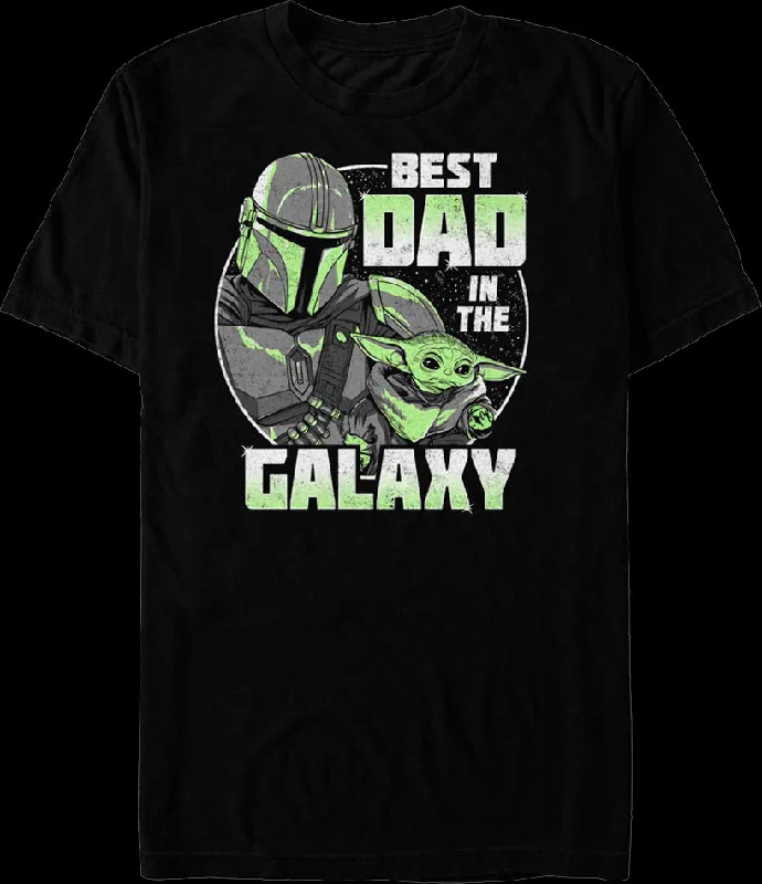 The Mandalorian Best Dad In The Galaxy Star Wars T-Shirt