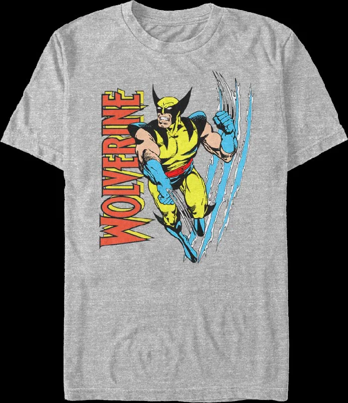 Torn Wolverine Marvel Comics T-Shirt