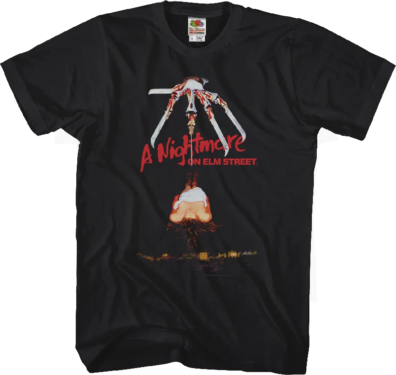 Italian Movie Poster Nightmare On Elm Street T-Shirt