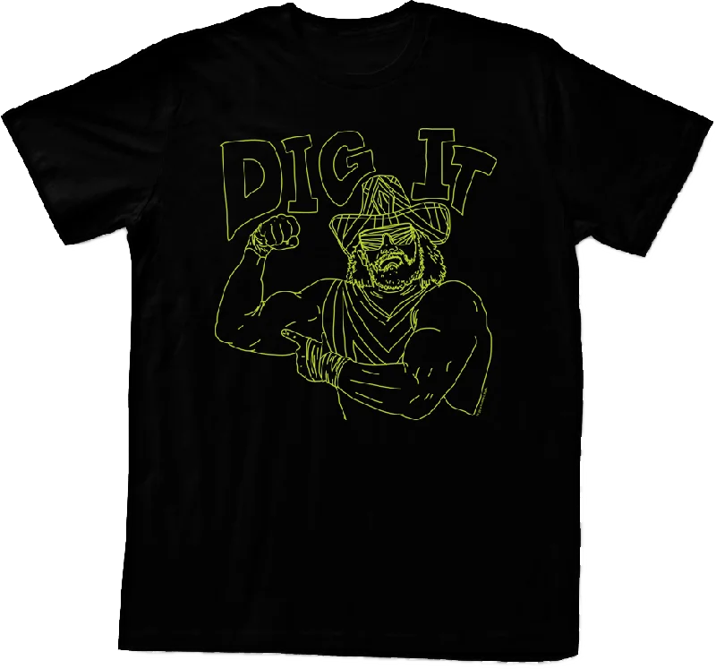 Neon Dig It Macho Man Randy Savage T-Shirt