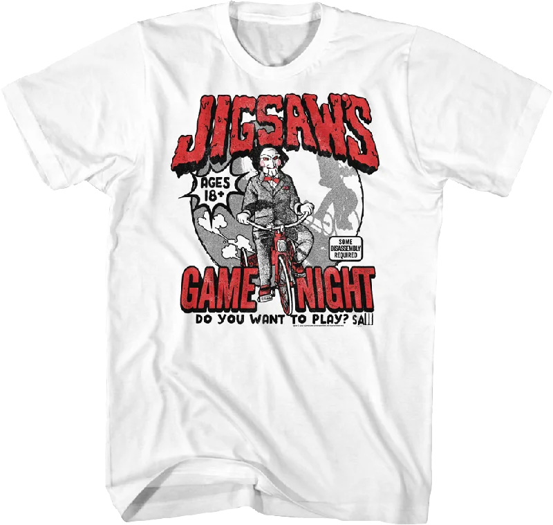 Jigsaw's Game Night Saw T-Shirt