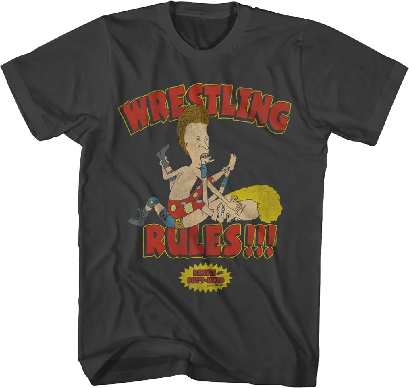 Wrestling Rules Beavis And Butt-Head T-Shirt