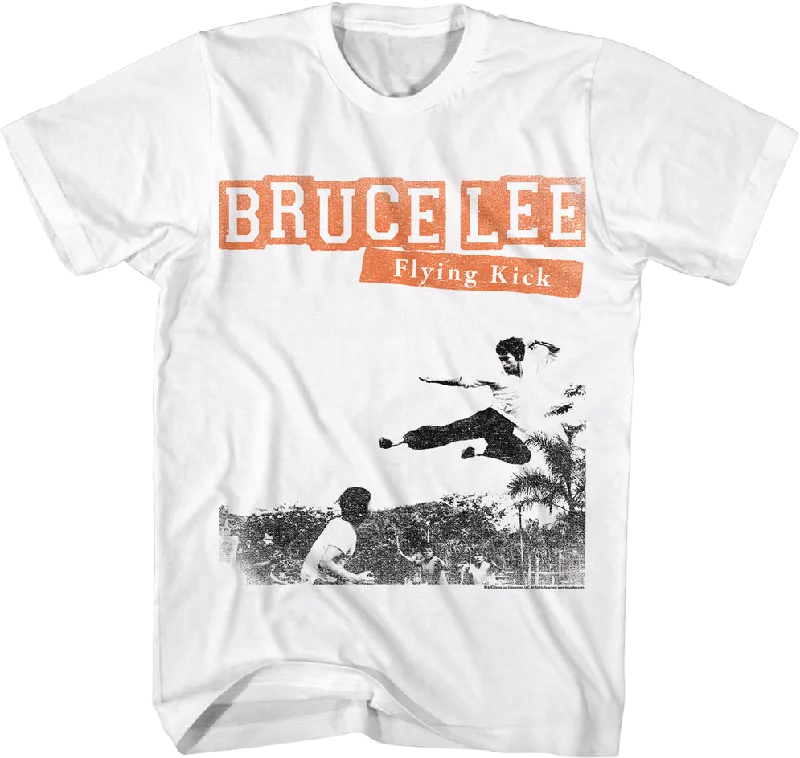 Flying Kick Bruce Lee T-Shirt