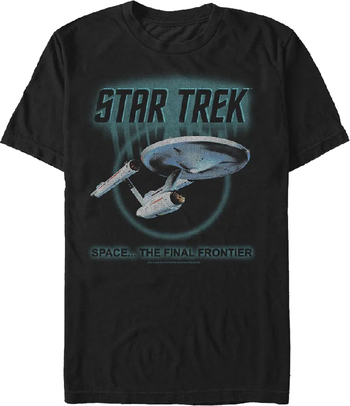 Retro Space The Final Frontier Star Trek T-Shirt