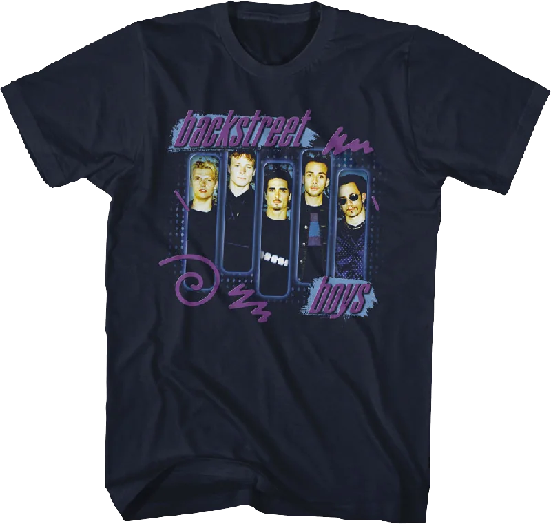 Boy Band Panels Backstreet Boys T-Shirt