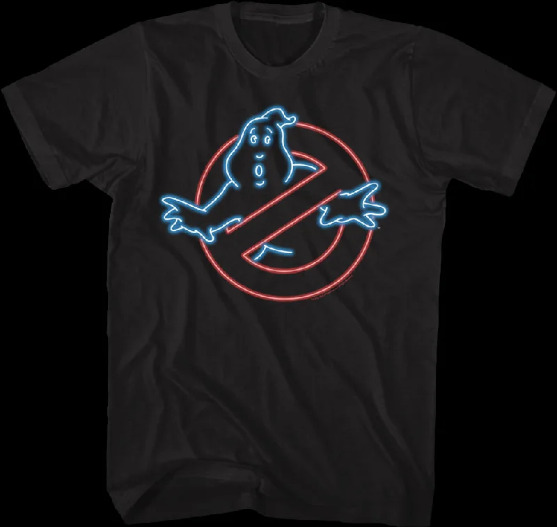 Neon Logo Real Ghostbusters T-Shirt