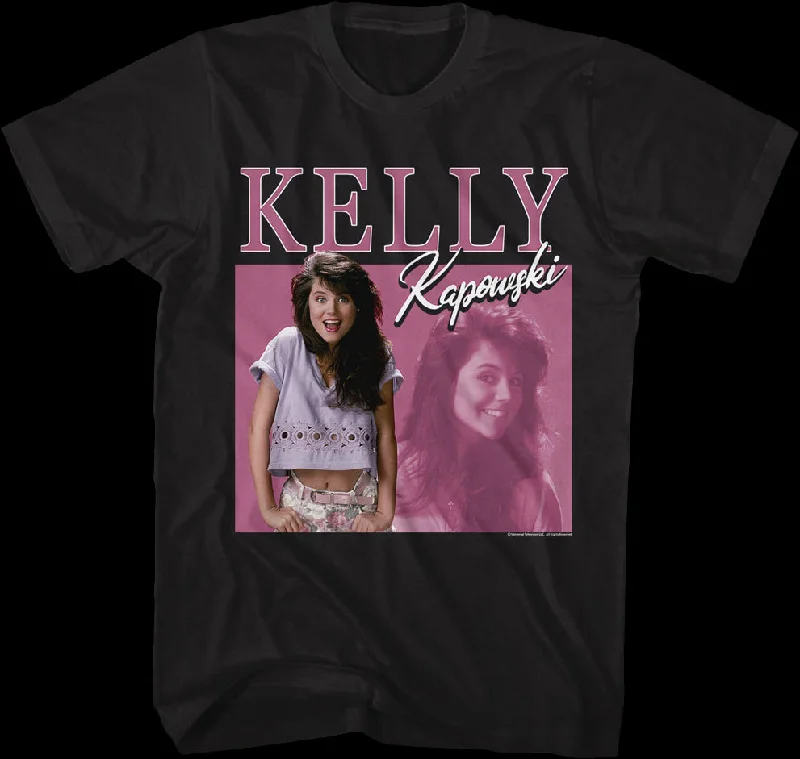 Kelly Kapowski Glamour Photo Saved By The Bell T-Shirt