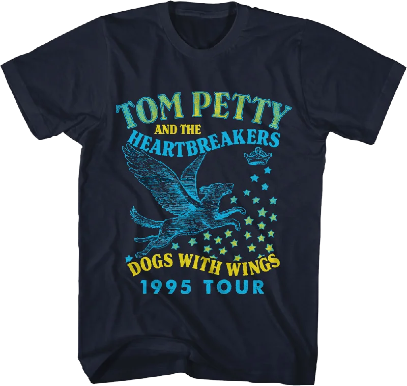 Dogs With Wings 1995 Tour Tom Petty And The Heartbreakers T-Shirt