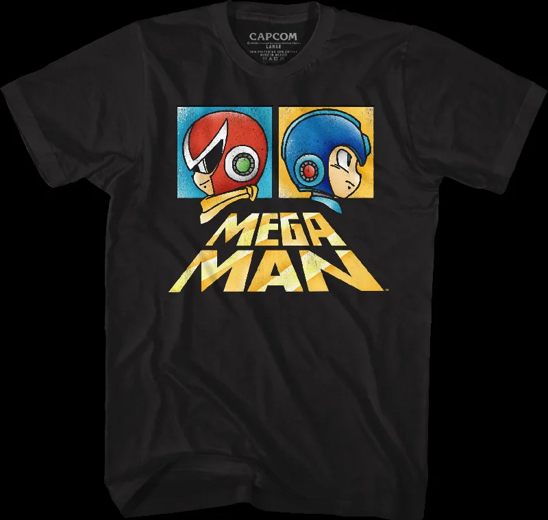 Profiles Proto Man and Mega Man T-Shirt