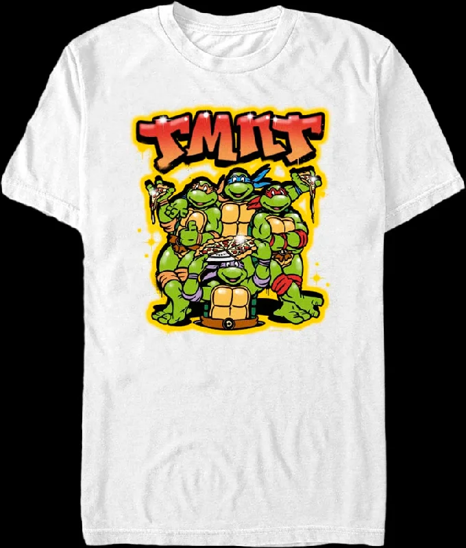 TMNT Airbrush Graffiti Teenage Mutant Ninja Turtles T-Shirt