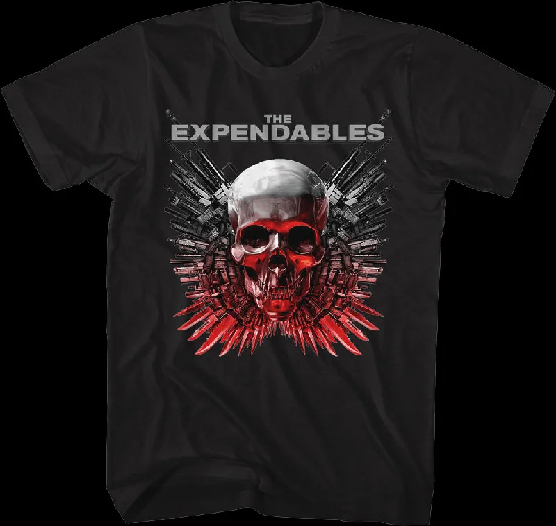 Skull And Guns Logo Expendables T-Shirt