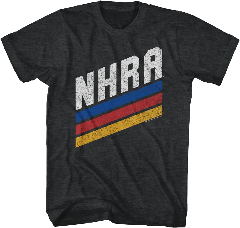 NHRA Stripes National Hot Rod Association T-Shirt