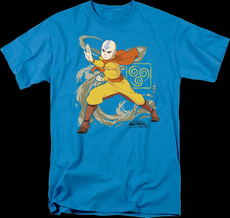 Aang Wind Blast Avatar The Last Airbender T-Shirt