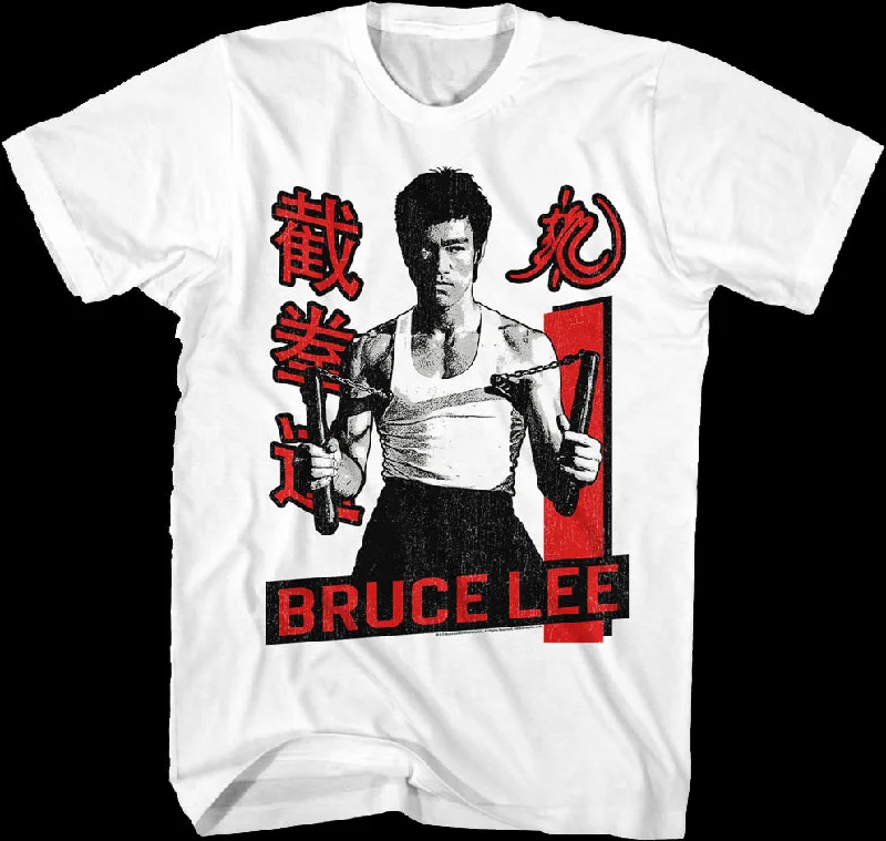 Vintage Nunchucks Bruce Lee T-Shirt