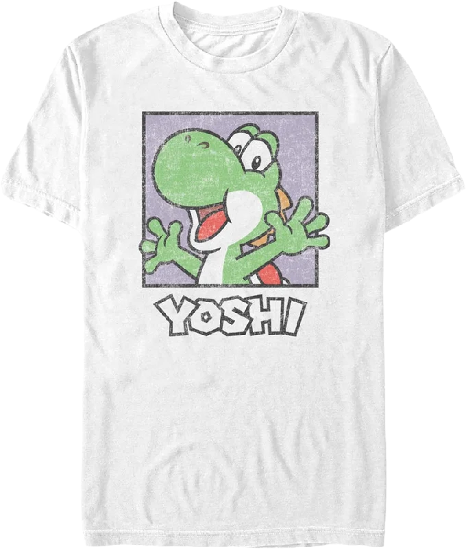 Vintage Yoshi Square Super Mario Bros. T-Shirt