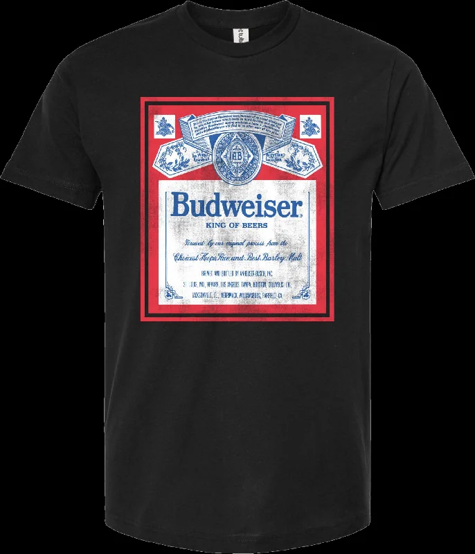 Distressed Logo Budweiser T-Shirt