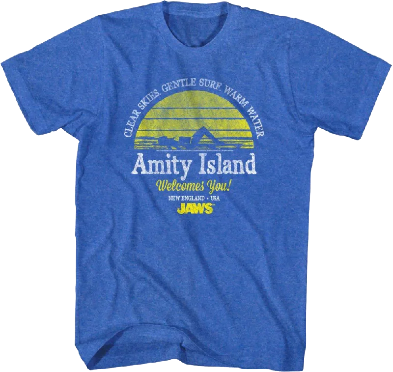 Amity Island Welcomes You Jaws T-Shirt