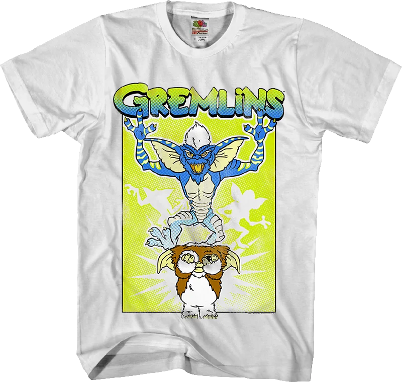 White Gizmo's Nightmare Gremlins T-Shirt