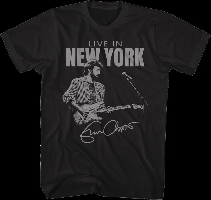 Live In New York Eric Clapton T-Shirt