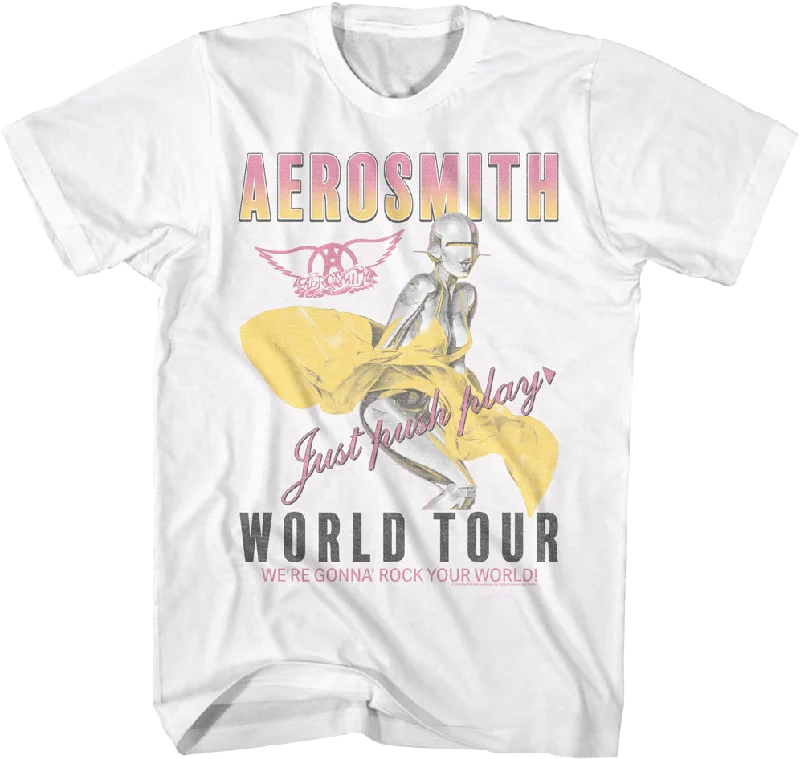 Just Push Play World Tour Aerosmith T-Shirt