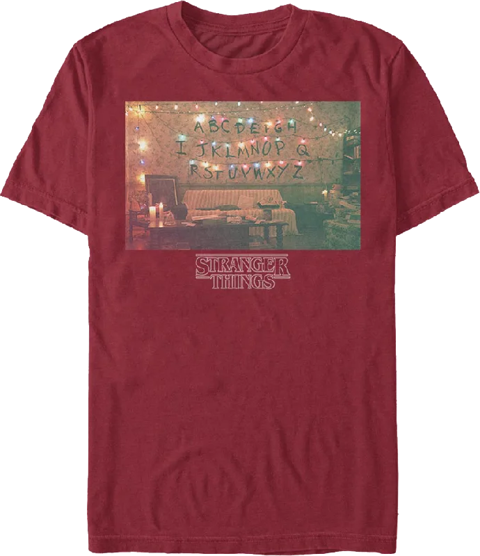 Christmas Lights Stranger Things T-Shirt