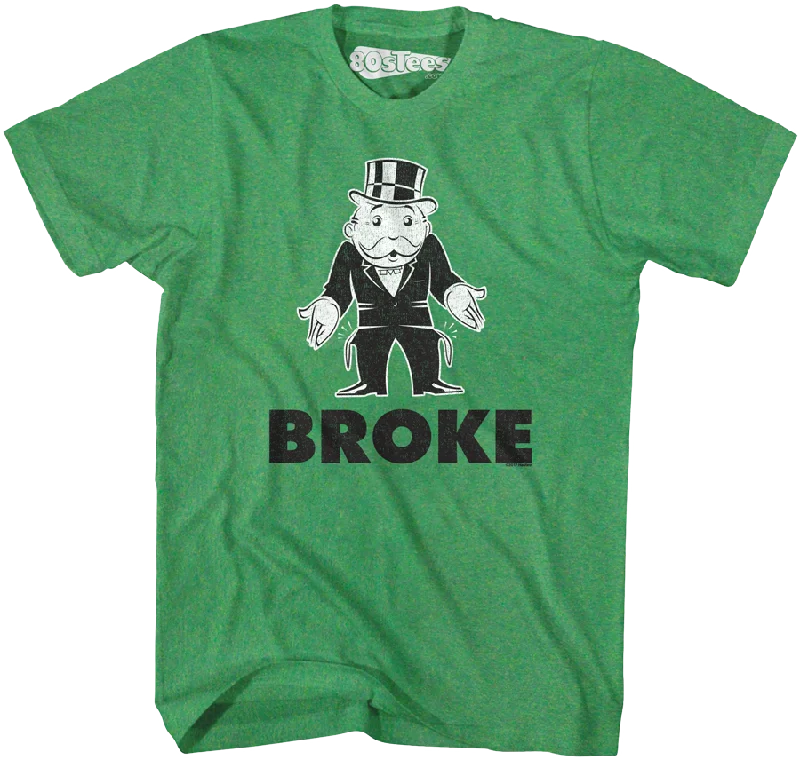 Broke Monopoly Rich Uncle Moneybags T-Shirt