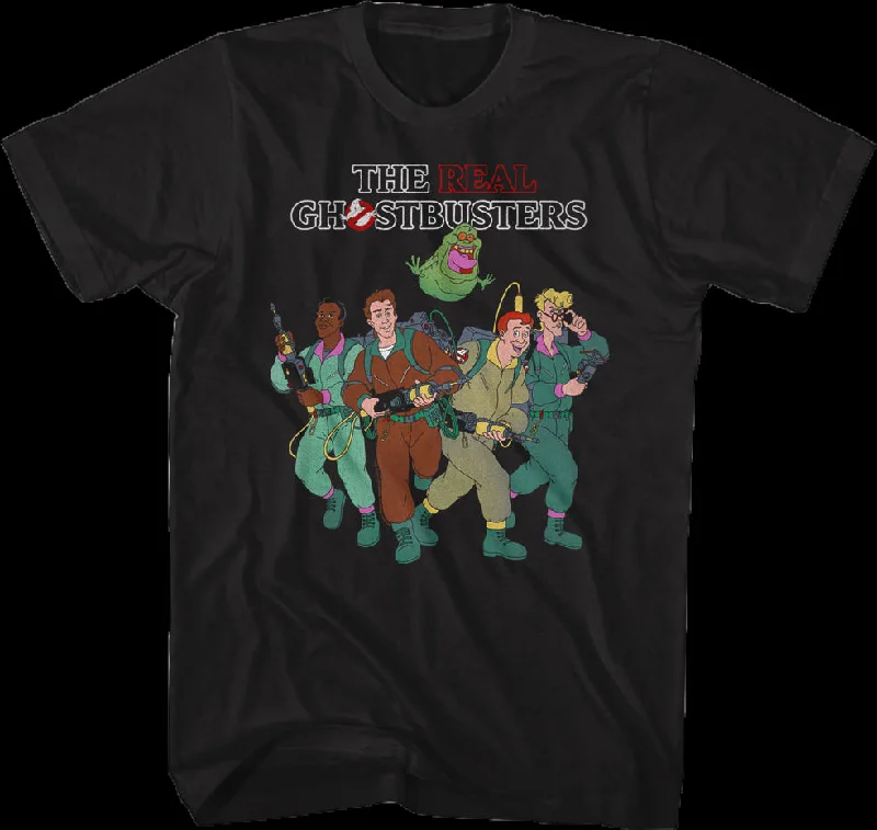 Cast Real Ghostbusters T-Shirt