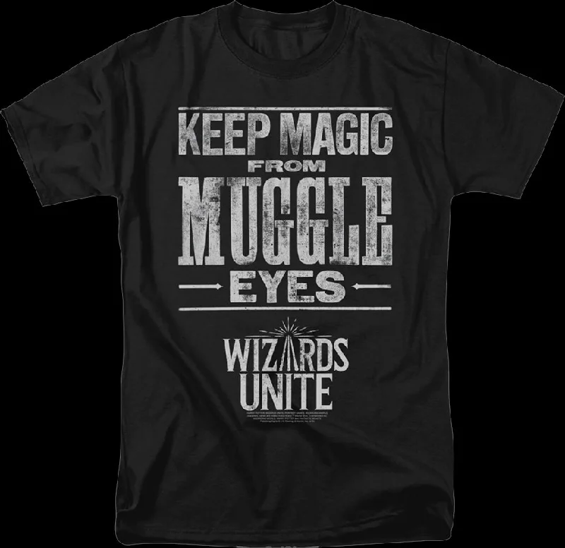 Keep Magic From Muggle Eyes Harry Potter T-Shirt