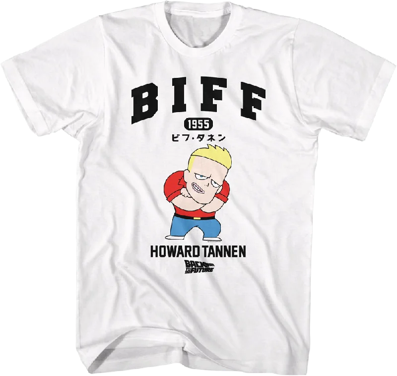 Animated Biff Howard Tannen Back To The Future T-Shirt