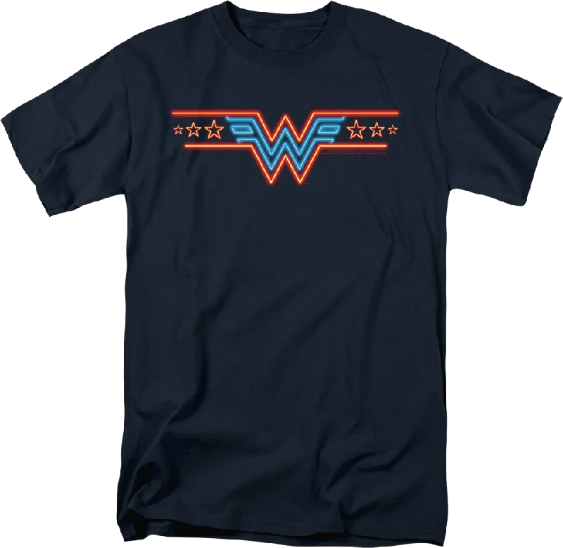 Neon Logo Wonder Woman T-Shirt