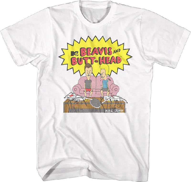 Watching TV Beavis And Butt-Head T-Shirt