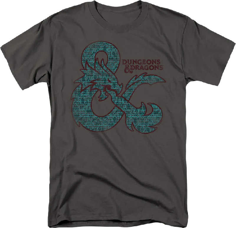 Character Classes Dungeons & Dragons T-Shirt