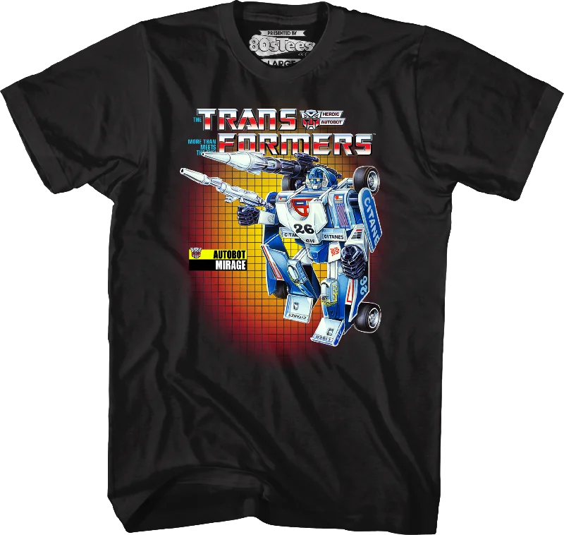 Box Art Mirage Transformers T-Shirt